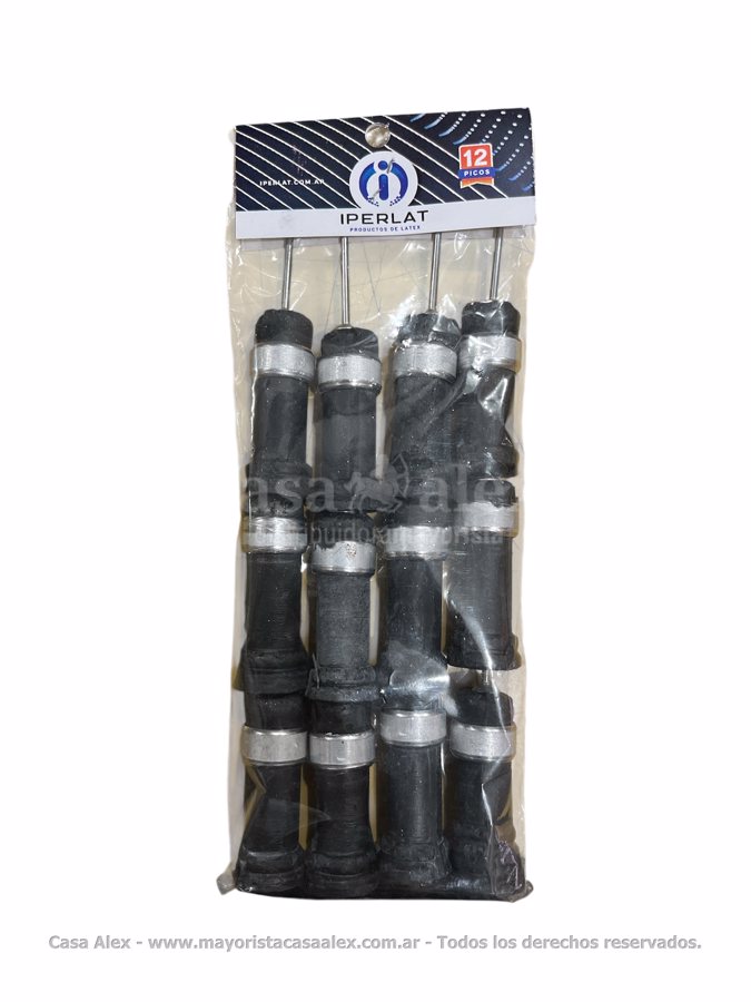 PICO PARA PELOTA X 12 UNID.C/ARO IPERLAT COD 0012