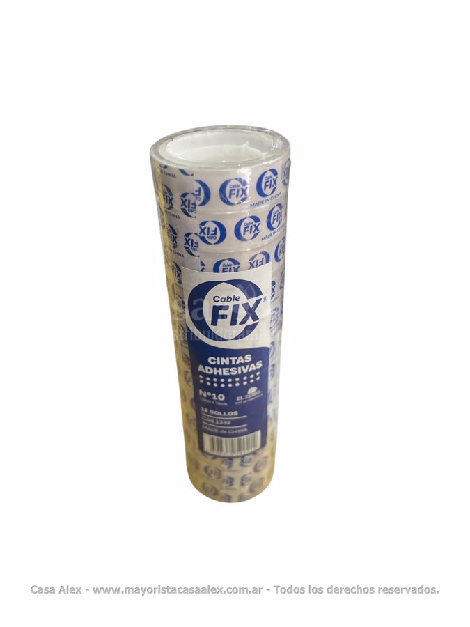 CINTA SCOTCH X 10 MTS.TUBO DE 12 UNID