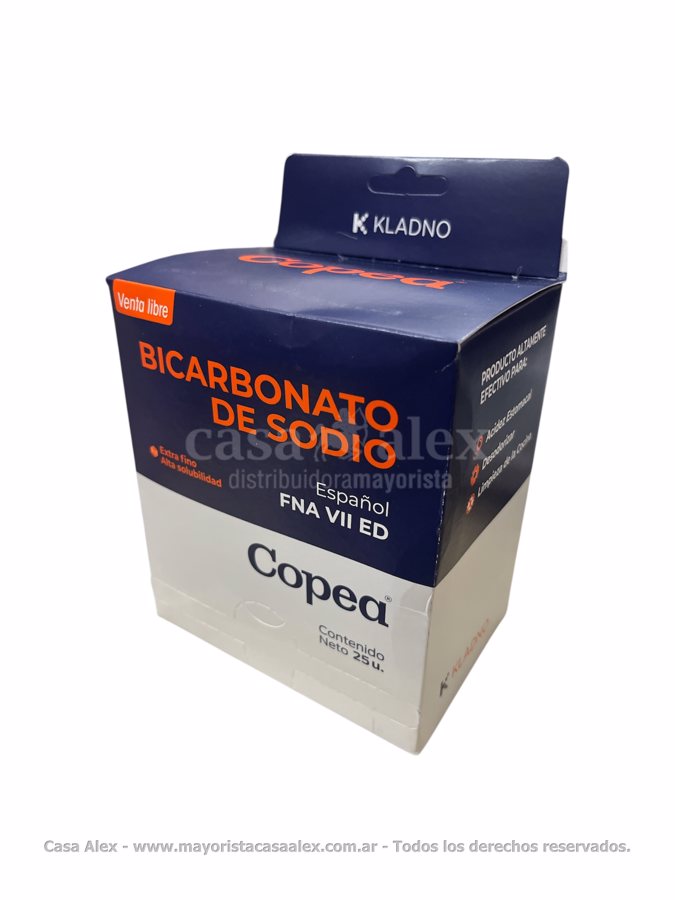 BICARBONATO DE SODIO X 25G