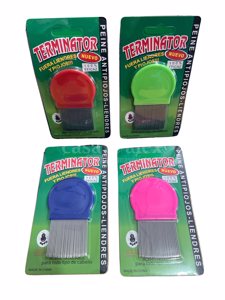 PEINE PIOJO/CASPERO METAL NIT COMB MANGO PLAST