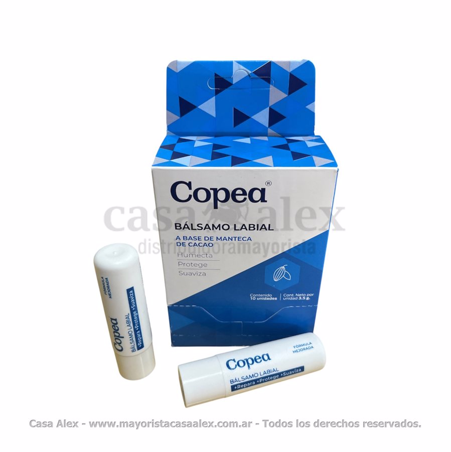 MANTECA DE CACAO LAPIZ COPEA 4G X10UN.