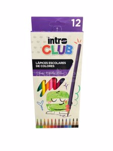 LAPIZ COLOR X 12 LARGO INTRO CLUB