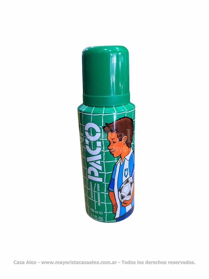 DESODORANTE PACO FUTBOL X 150CC
