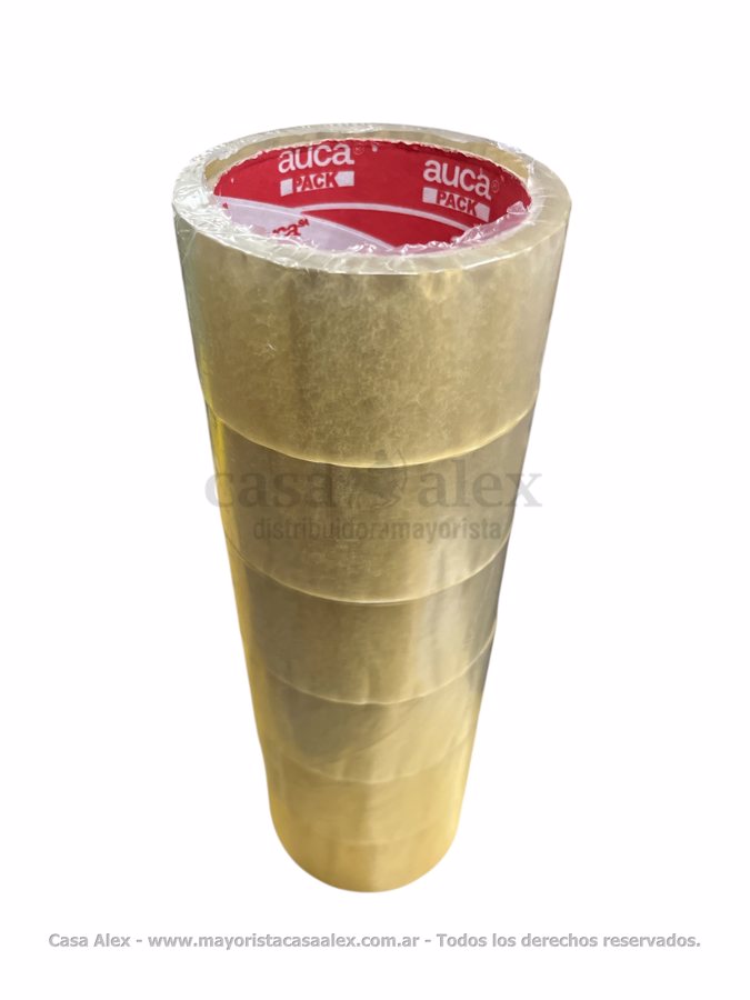 CINTA EMBALAR 40 M AUCA TRANSPARENTE