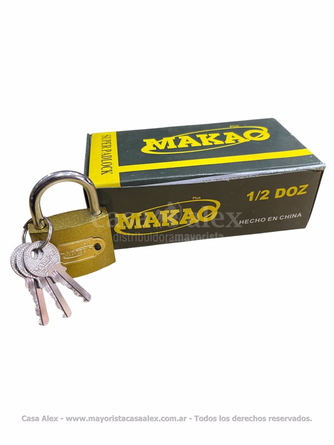 CANDADO X 38MM MAKAO