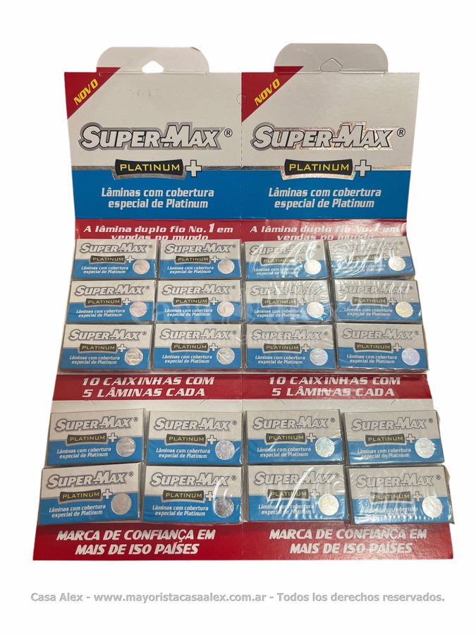 HOJA DE AFEITAR SUPERMAX X 5