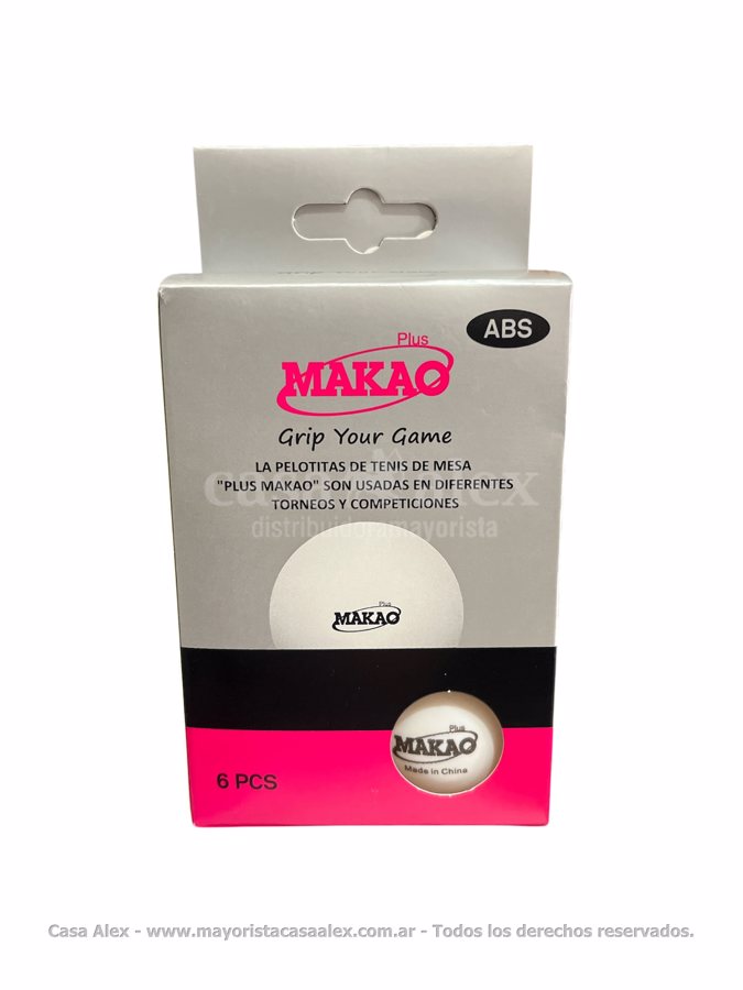 PELOTA DE PING PONG  X 6