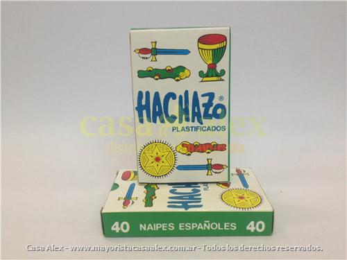 NAIPE HACHAZO X 40 PLASTIFICADO