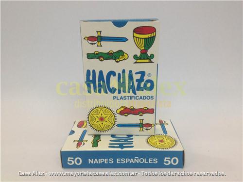 NAIPE HACHAZO X 50 PLASTIFICADO