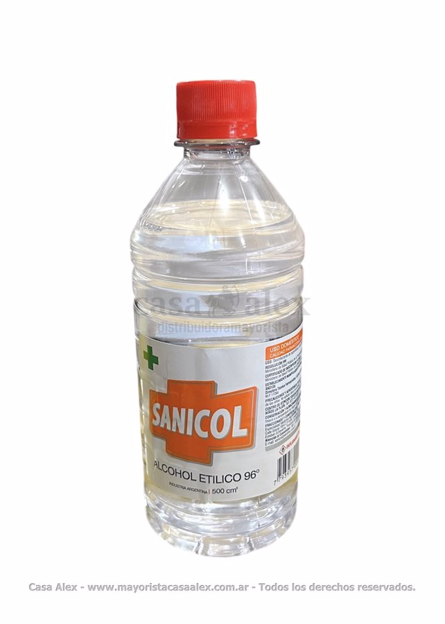ALCOHOL SANICOL 96° X 500