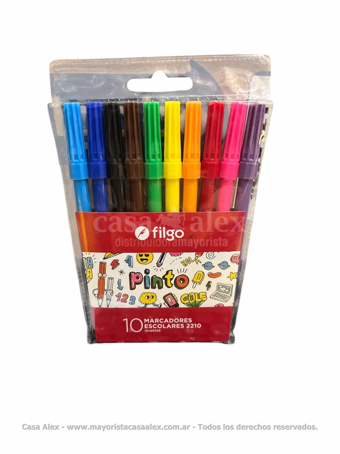 MARCADOR FILGO X 10 SW-CM-2210/10  ECONOMICO