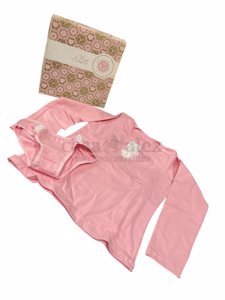 CONJUNTO REMERA Y BOMBACHA TALLE 2 - 4 - 6  ESTAMPA/PUNTILLA