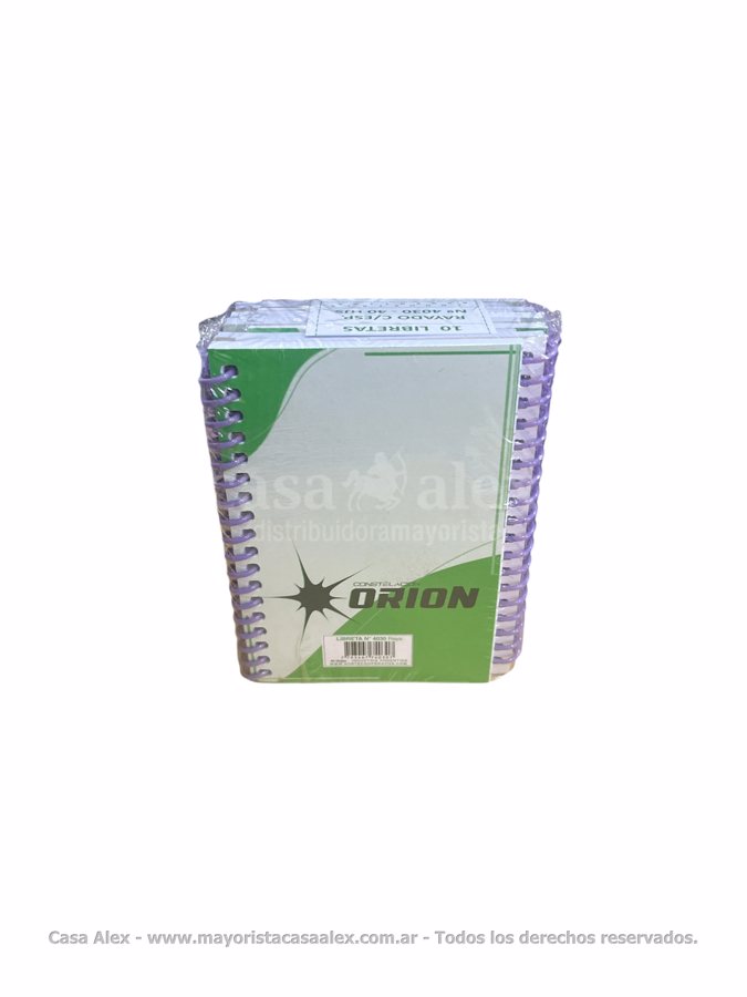 LIBRETA C/ESPIRAL NORTE/ORION N§ 4030