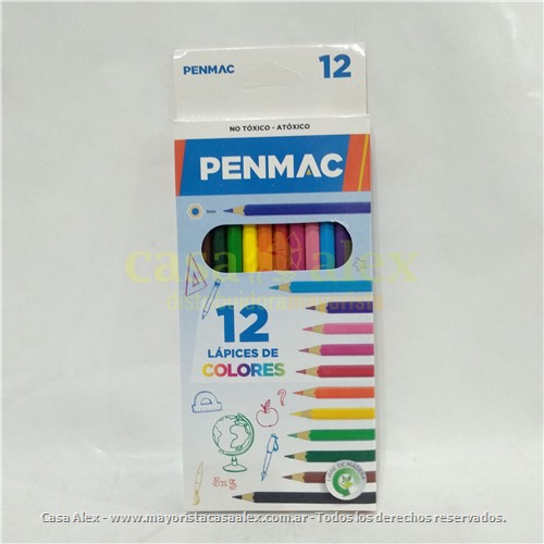 LAPIZ PENMAC X 12 LARGO