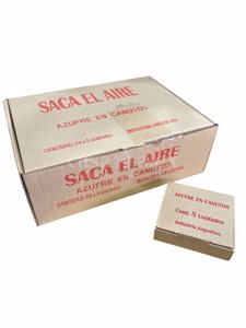 AZUFRE 20 X 5 UNID SACA EL AIRE