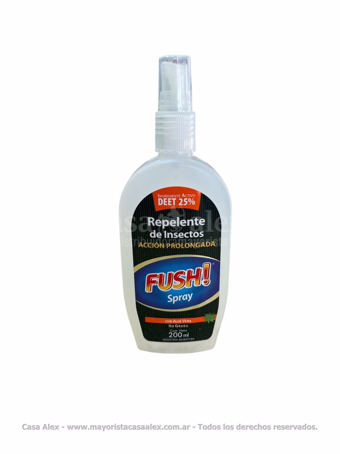 REPELENTE FUSH EXTRA DURACION SPRAY X 200 ML  DEET 25%