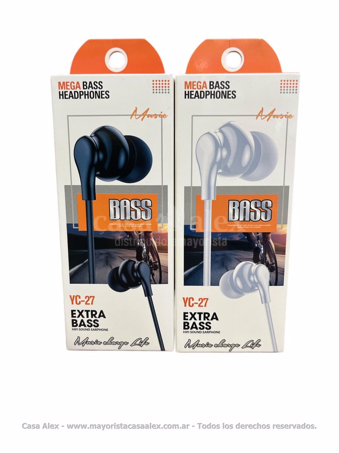 AURICULAR MEGA  EXTRA BASS