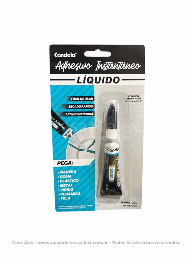 ADHESIVO INSTANTANEO CANDELA 2 GR