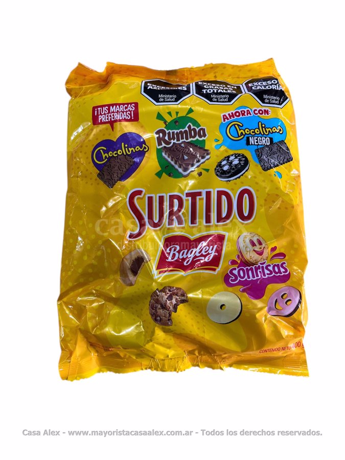 GALLETITA BAGLEY SURTIDO X 400GGR  BUL X 21