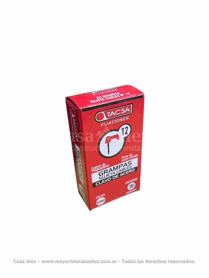 GRAMPAS SUJETA CABLES TACSA Nº12
