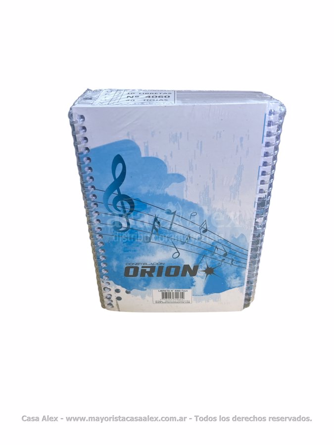 LIBRETA C/ESPIRAL  ORION  4060