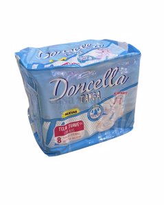 TOALLA DONCELLA TANGA C/ALAS S/DEO X 8 BUL X 50