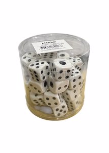 DADOS 19 MM X 36 BLANCOS