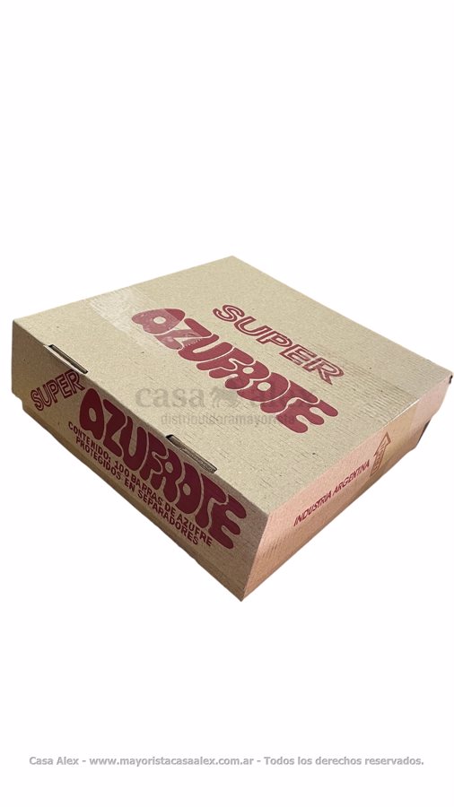 AZUFRE X 100 UNID C/SEPARADOR DE CARTON