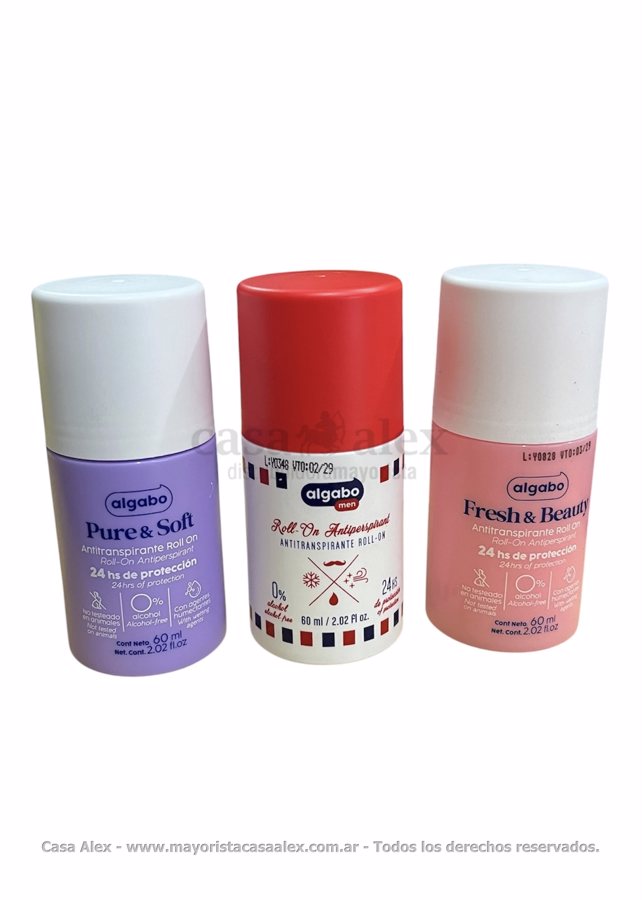 DESODORANTE ALGABO ROLL-ON X 60 ML