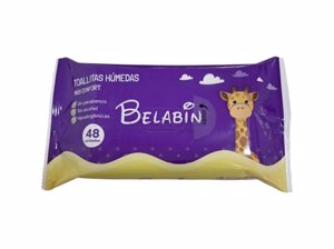 TOALLITAS HUMEDAS BELABIN  X 48 UNID HIPOLERGENICAS BUL X 25